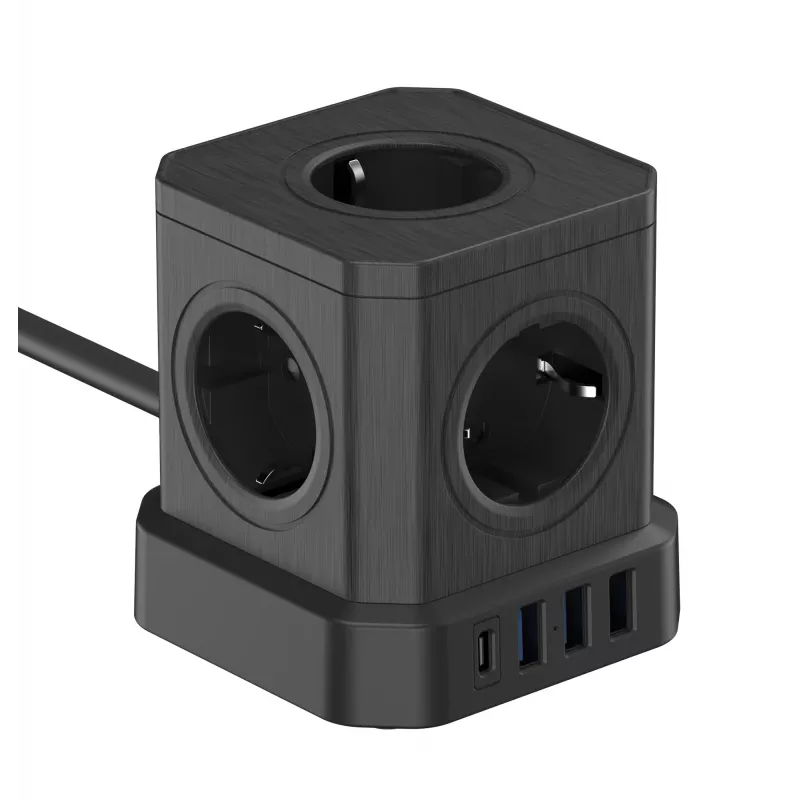 Newell GaN Power Cube 9W1 Steckdosenleiste Schwarz