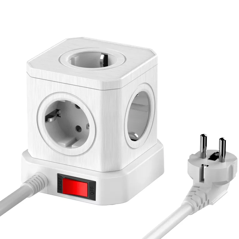 Newell GaN Power Cube 9w1 Weiß Steckdosenleiste mit USB-Ladegerät