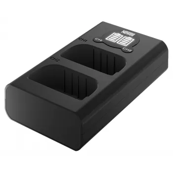 Newell Dual-Channel USB-C Charger DL-USB-C für Canon LP-E6 Akkus