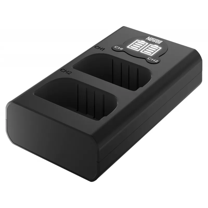 Newell Dual-Channel USB-C Charger DL-USB-C für Canon LP-E6 Akkus