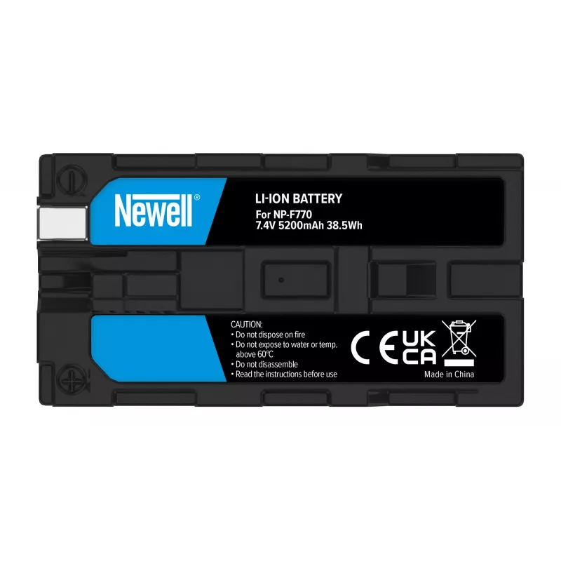 Newell Ersatzakku NP-F770 für Sony Camcorder, 4400mAh, 7,4V Li-Ion