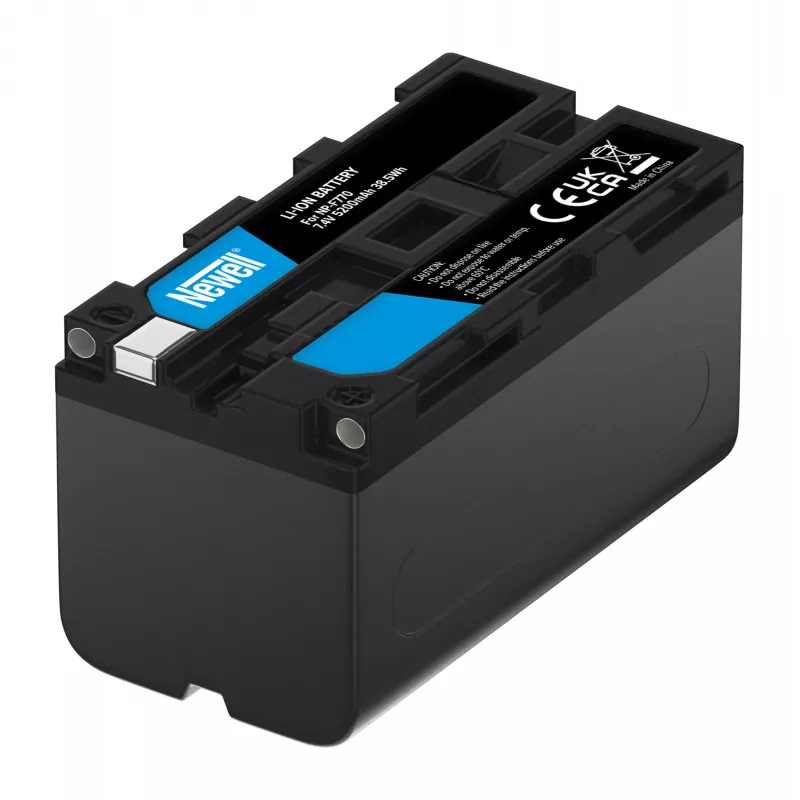 Newell Ersatzakku NP-F770 für Sony Camcorder, 4400mAh, 7,4V Li-Ion
