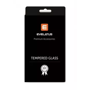 Evelatus Samsung Galaxy A32 5G / A12 / M12 0,33 mm Flat Clear Tempered Glass Screen Protector with Japan Glue and Anti-Static Coating