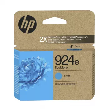 HP 924e EvoMore Cyan Original Ink Cartridge