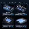 GEEKOM IT12 Mini-PC, Intel Core i5-12450H, 16 GB RAM, 512 GB SSD, Windows 11 Pro, blau
