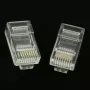 Gembird LC-8P8C-001/50 RJ45 Cat5e Stecker 8P8C 30µ Goldauflage 50er-Pack transparent