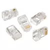 Gembird LC-8P8C-001/50 RJ45 Cat5e Stecker 8P8C 30µ Goldauflage 50er-Pack transparent
