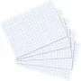 Herlitz Karteikarten A7, kariert 5 mm, 170 g/m², Weiß, 100 Stück (10621431)