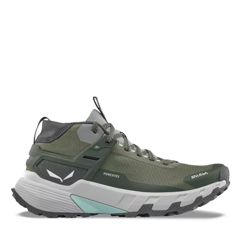 SALEWA Pedroc 2 Mid PTX Damen-Wanderschuhe - Dark Olive