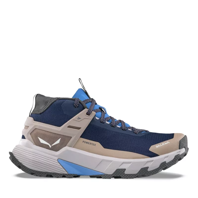 Salewa Pedroc 2 Mid PTX Damen-Wanderschuhe - Navy Blazer/Quicksand - UK 6.5 (EU 40)