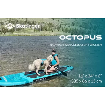 SKT Octopus aufblasbares SUP-Board Allround 335x86x15 cm