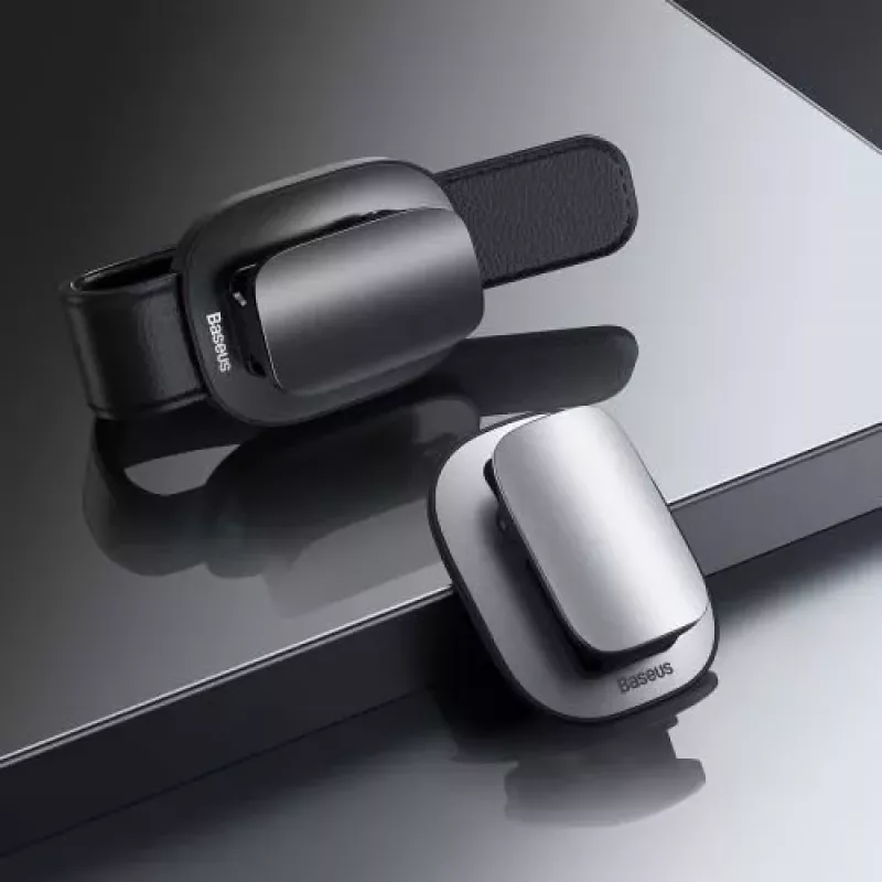 Baseus Platinum Fahrzeug-Brillenclip (Klemmtyp) Schwarz ACYJN-B01