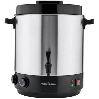 PROFI COOK Automatischer Einkochautomat & Heißgetränkespender PC-EKA 1283, Edelstahlgehäuse, 32 Liter, stufenlose Temperatureinstellung - 1 Stück (501283)