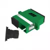 EFB Elektronik SC/APC Simplex Kupplung, Singlemode, Grün