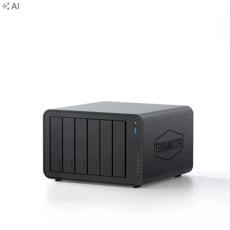 TerraMaster F6-425PRO NAS-Dateiserver, 6-Kern, 8GB DDR5 RAM, ohne Festplatten