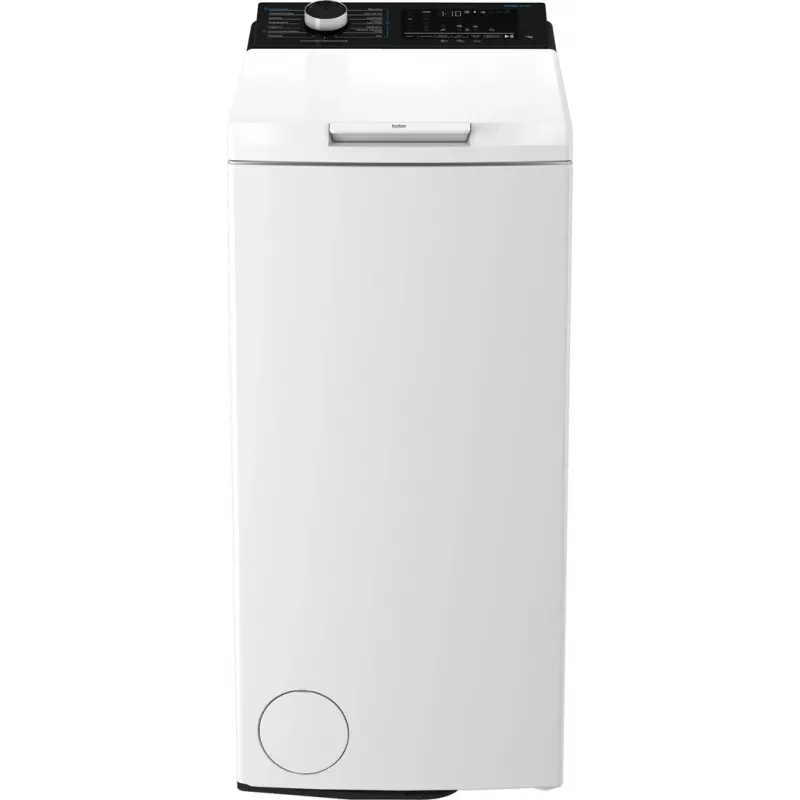BEKO TB721DBVESPL Frontlader-Waschmaschine, 7 kg, 1200 U/min, Weiß/Schwarz