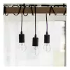 Avide LED-Leuchtmittel White Filament Mini Globe 4,5W E27 Warmweiß 2700K