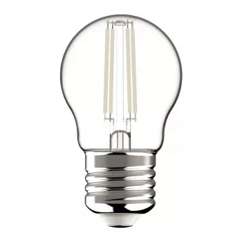 Avide LED-Leuchtmittel White Filament Mini Globe 4,5W E27 Warmweiß 2700K