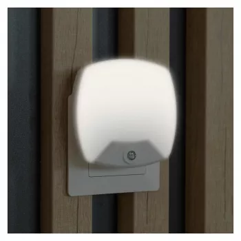 ENTAC Night Light 0,5W Square Cool White with Dusk-to-Dawn Sensor