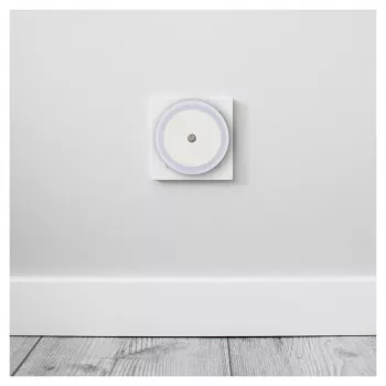 ENTAC LED Nachtlicht 0,5W rund warmweiß mit Dämmerungssensor