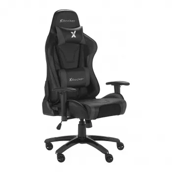 X Rocker Gaming Chair Black 3D Armrests Comfort Cushions 100kg