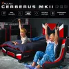 XROCKER Gaming & Racing Einzelbett 90x190cm Rot Kunstleder