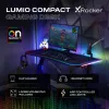 X Rocker Lumio RGB Gaming Desk mit LED-Beleuchtung und Mauspad
