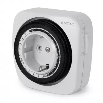 ENTAC Mechanical Timer Mini 24 Stunden 48 Programme