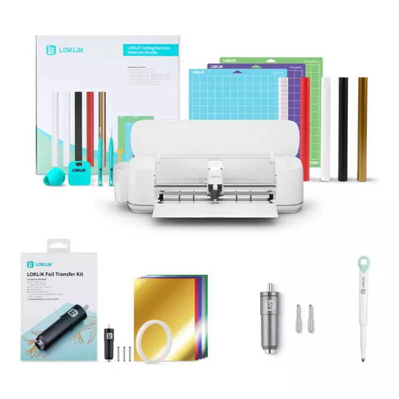 LOKLiK iCraft™ Elektronische Bastelschneidemaschine - Pastellblau