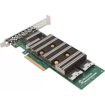 Microchip Adaptec SmartRAID 3258-16i/e 8GB SAS/NVMe 16 Port PCIe x8 24 Gbps Low Profile RAID Controller