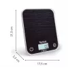 TEFAL Küchenwaage BC50D2V0 Optiss - Digital LCD, 5 kg Kapazität, Schwarz