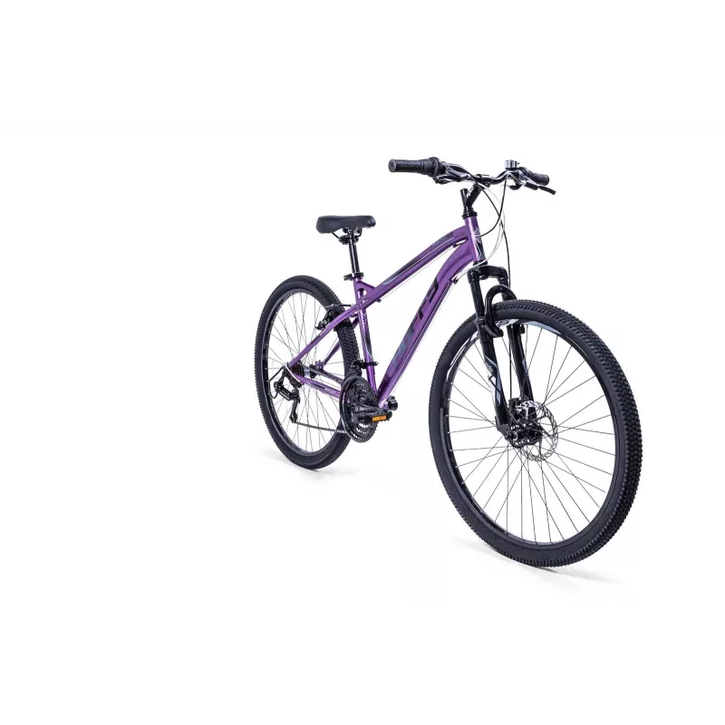 Huffy EXTENT 27.5 Mountainbike für Jugendliche, Lila, 21-Gang, Hardtail, Scheibenbremsen