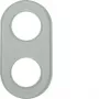 Hager WTD7200GT Glasrahmen 2-fach transparent