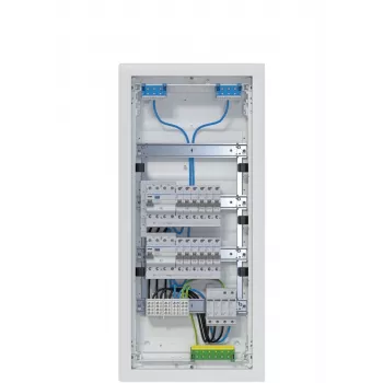 Hager Volta VH48BV1 Hohlwand-Verteiler 4x12 PLE 2 RCD-Stromkreise 48 Module IP30 Weiß