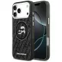 KARL LAGERFELD IML Glitter Karl & Choupette Heads Logo MagSafe Case für iPhone 17 Pro Max, Schwarz