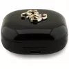 Guess 4G Metal Logo True Wireless Stereo Bluetooth-Ohrhörer mit Ladeetui (Schwarz)