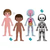 Janod Human Body 50, 75 and 100 Piece Educational Jigsaw Puzzle Set