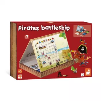 Janod Statki Badespielzeug-Set - 3 Naturkautschuk-Boote für Kleinkinder