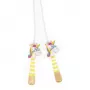 Janod Applepop Unicorn Springseil mit Holzgriffen 3+
