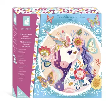 Janod Kreativ-Bastelset 10 Einhorn-Dekorationen 5+