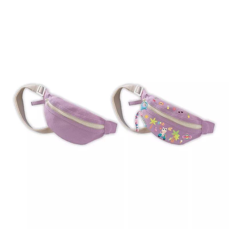 Janod Kreativ-Bastelset - Bauchtaschen-Deko-Set für Kinder ab 7 Jahren