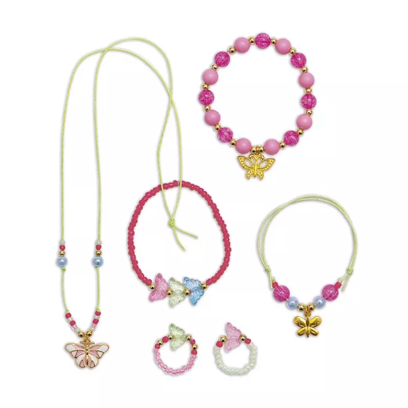 Janod Magic Fairies Butterfly Schmuckherstellungsset ab 6 Jahren