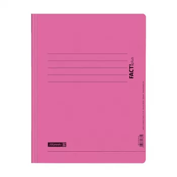 BRUNNEN FACT!plus Report File Cardboard Pink DIN A4