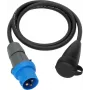 Brennenstuhl CEE Adapterkabel 230V 16A 1,5m Schuko-Kupplung IP44 Schwarz/Blau