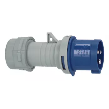 Brennenstuhl CEE-Stecker 230V 16A IP44 Blau 3-polig gerade Stecker
