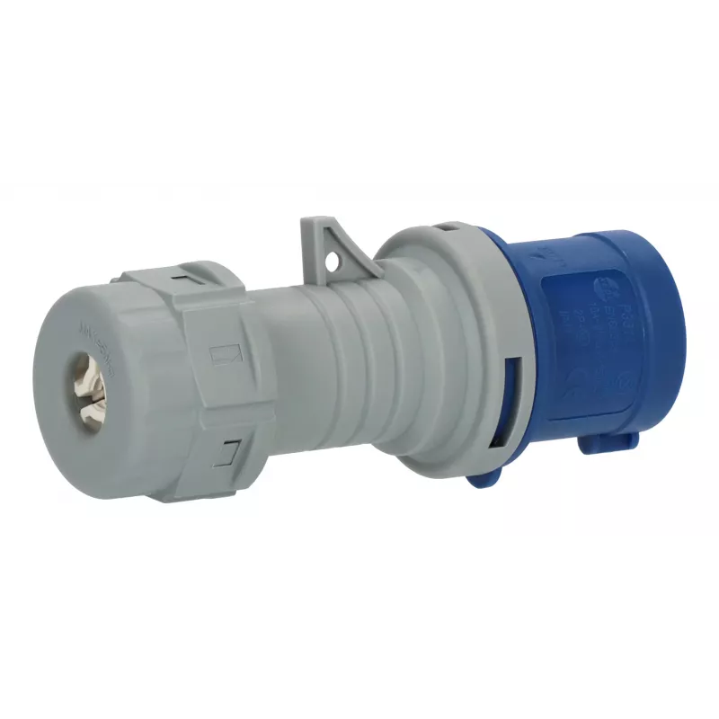 Brennenstuhl CEE-Stecker 230V 16A IP44 Blau 3-polig gerade Stecker