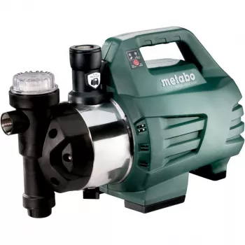 Metabo HWAI 4500 Inox Automatisches Hauswasserwerk (Schwarz/Grün, 1300 W)