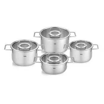 Fissler Pure Collection 4-teiliger Kochtopf-Set