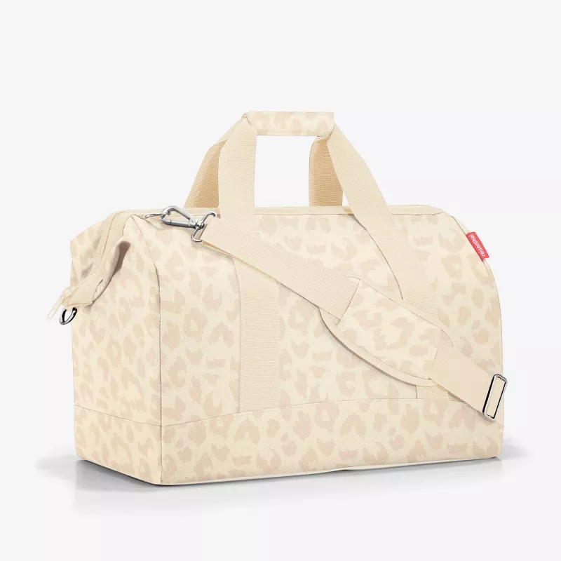 Reisenthel Allrounder L Leo Vanilla Travel Bag 30L Water-Repellent 48x39.5x29cm