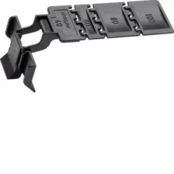 HAGER BA7CLIP Halteclip für Kabelkanalsystem, ABS/Polycarbonat, Weiß